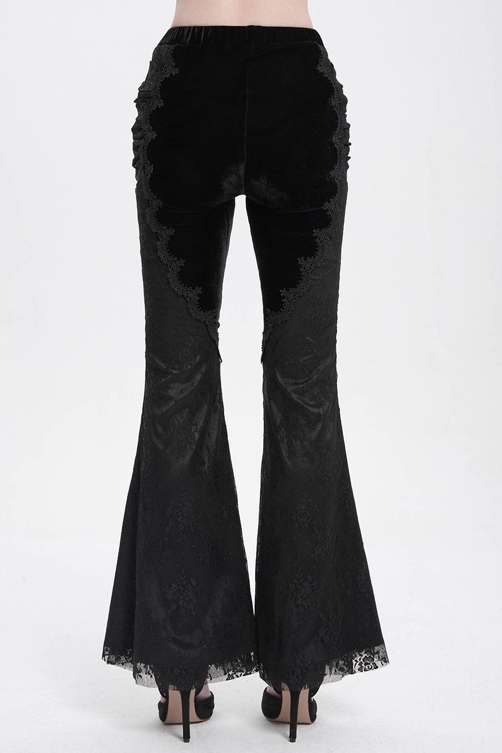 Black Alchemy Velvet Boho Bell Bottoms