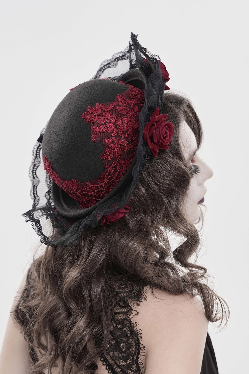 Crown of Roses Lace Hat