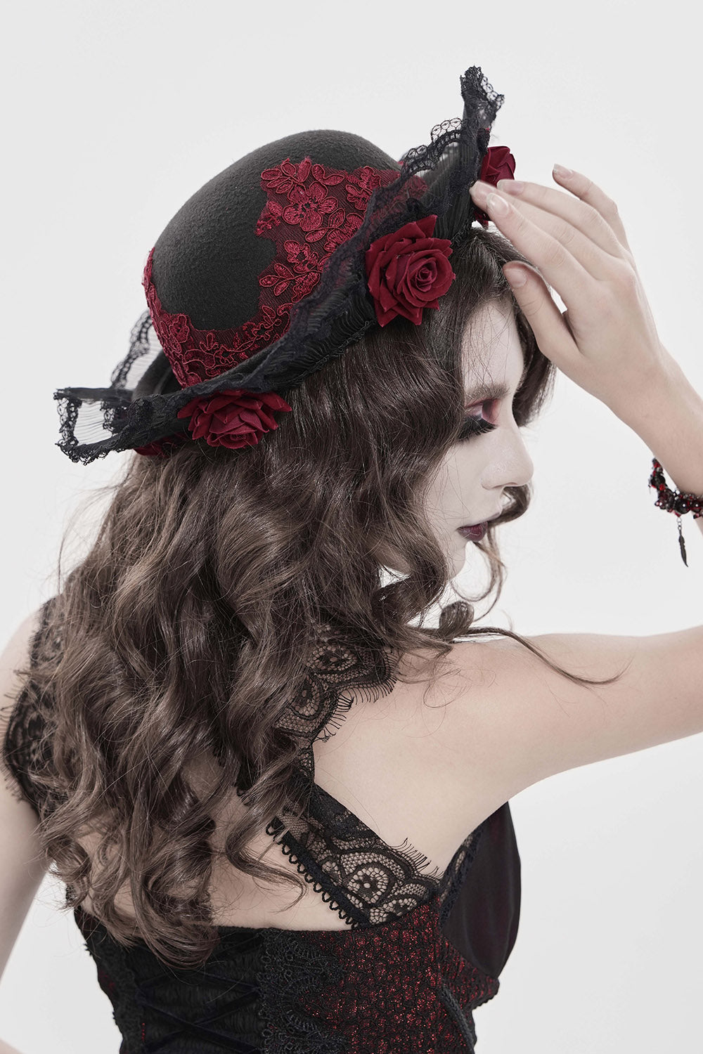 Crown of Roses Lace Hat