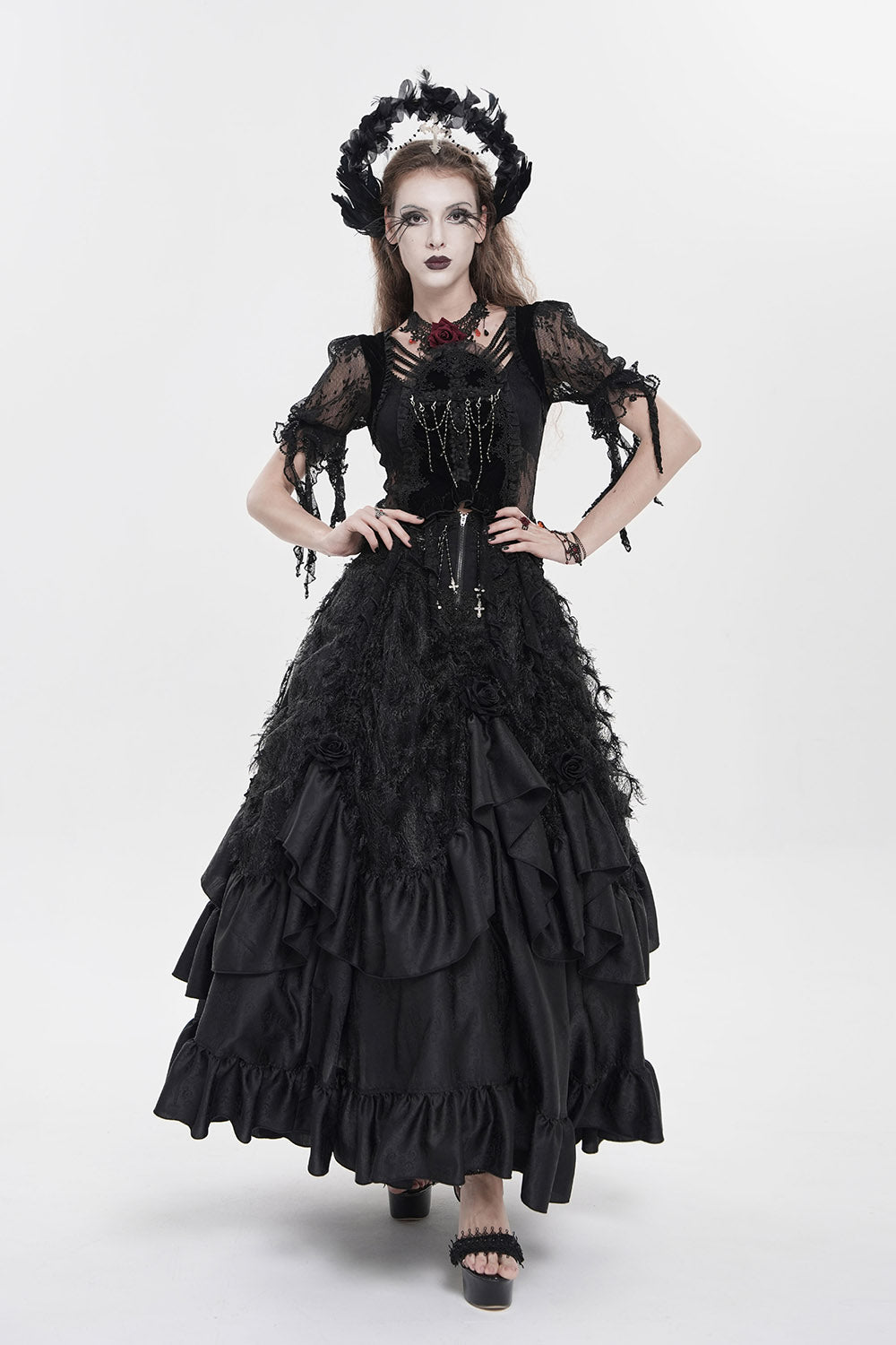 Castle Cathedral Layered Skirt