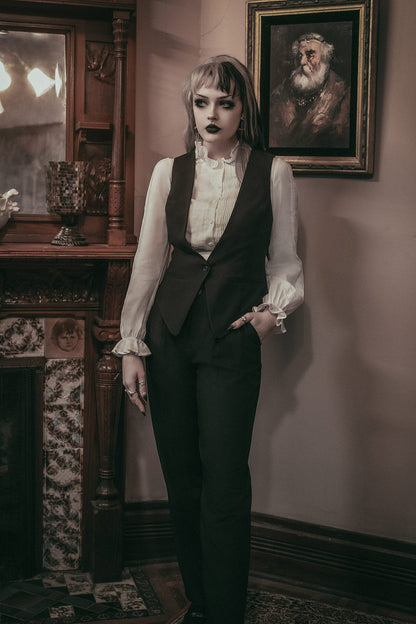 Bateman Button Down Shirt ft. Removable Bow [Unisex]