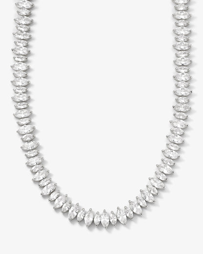 "She's So Fine" Choker - Silver|White Diamondettes