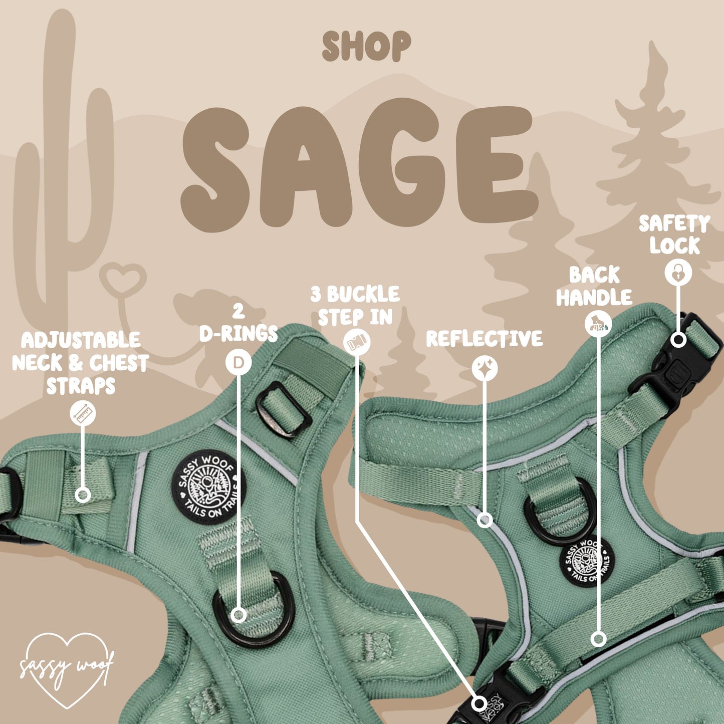 Dog Four Piece Bundle - Sage