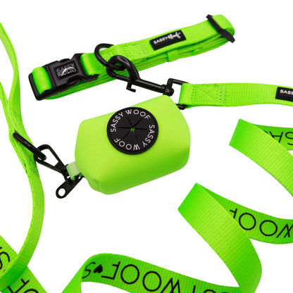 Dog Collar Three Piece Bundle - Neon Green