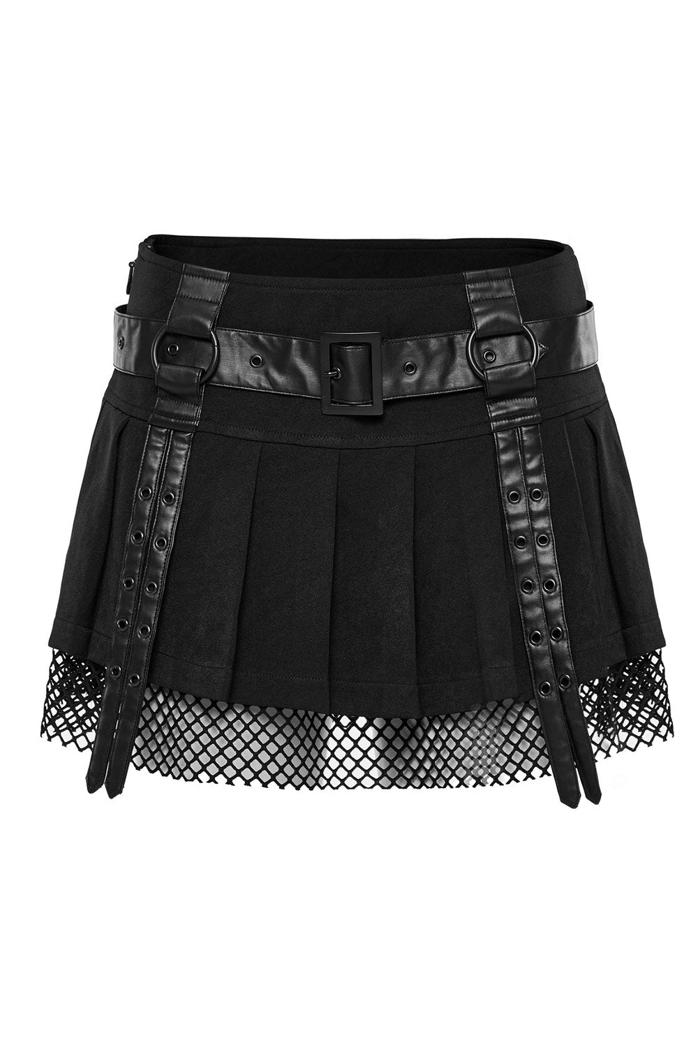 Black Widow Net Mini Skirt