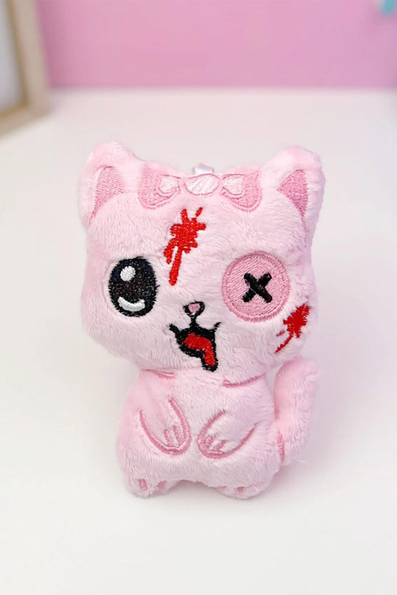 Creepy Cute Gurokawa Chibi Kitty Plush Bag Charm Keychain