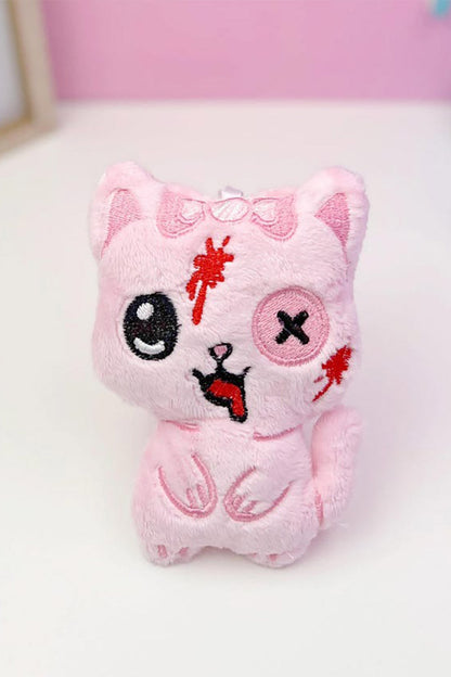 Creepy Cute Gurokawa Chibi Kitty Plush Bag Charm Keychain