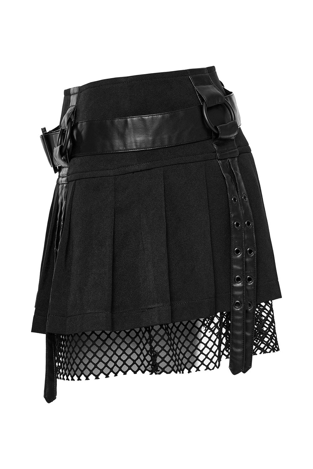 Black Widow Net Mini Skirt