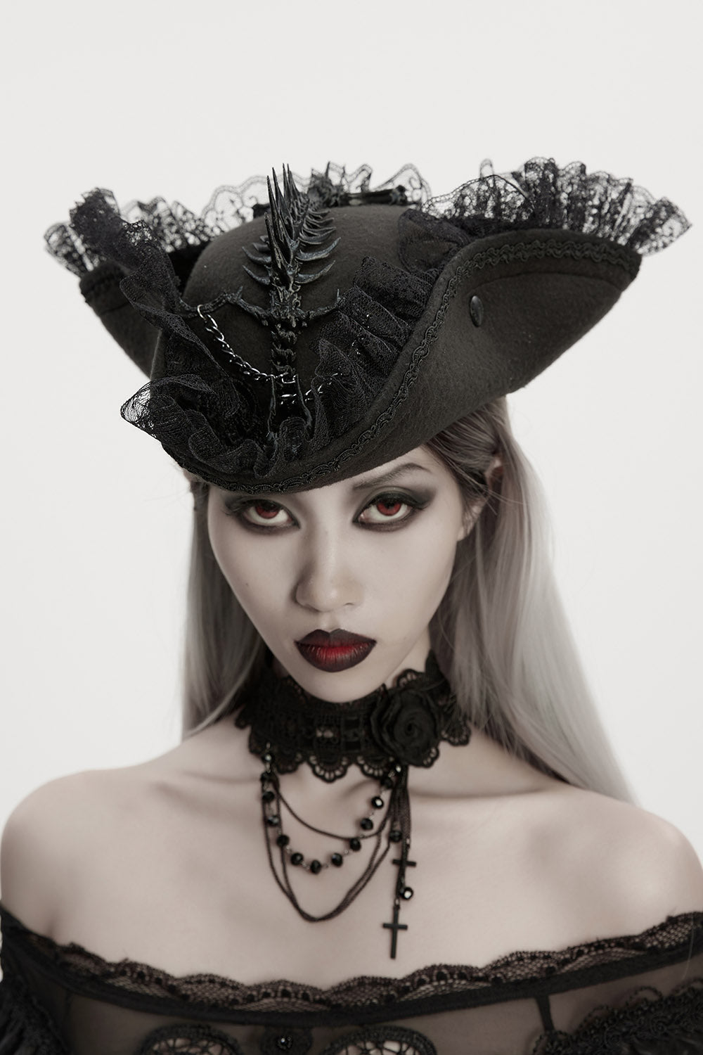 Beast Bones Gothic Pirate Hat