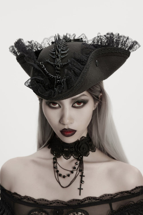 Beast Bones Gothic Pirate Hat