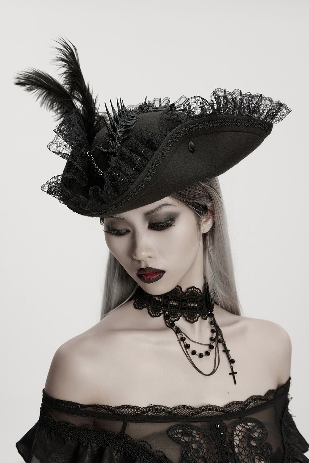 Beast Bones Gothic Pirate Hat