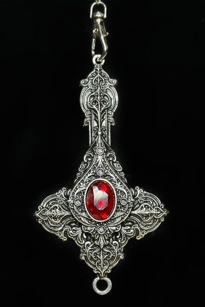 Cross My Heart Reversible Rosary Necklace