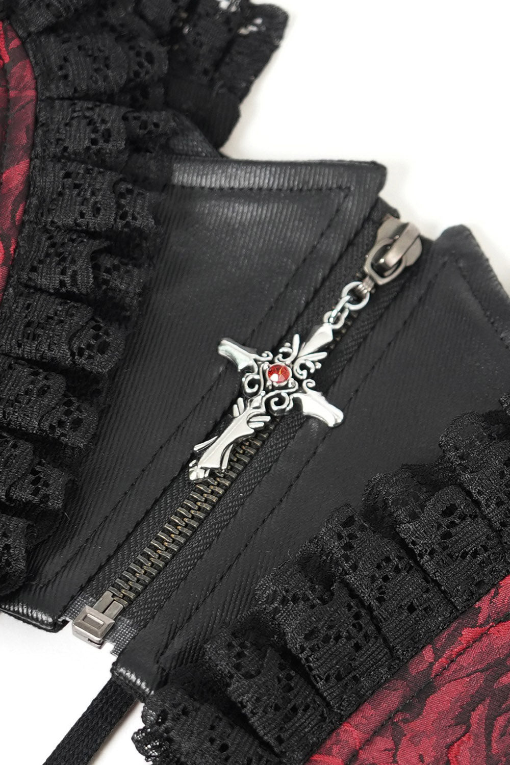 Blood Gardens Ruffle Corset [Red Rose]