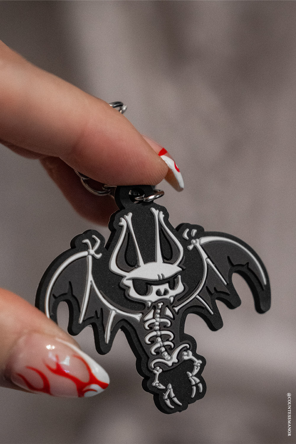Batty Bones Keychain