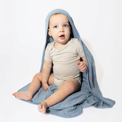 Hooded Bath Towel in Slate