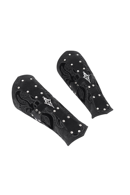 Crucible Studded Lace-Up Gloves