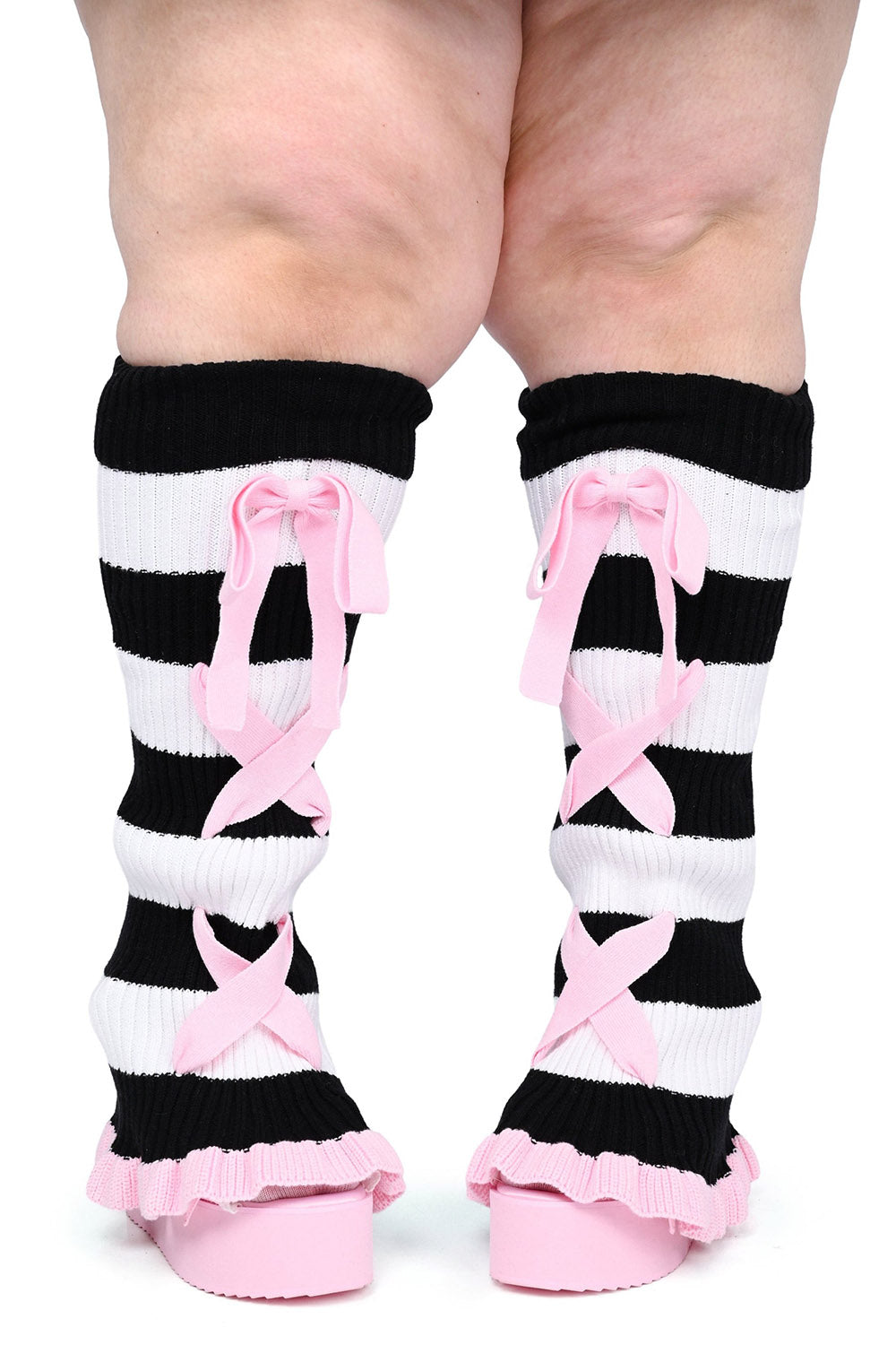 Bittersweet Stripe Leg Warmers