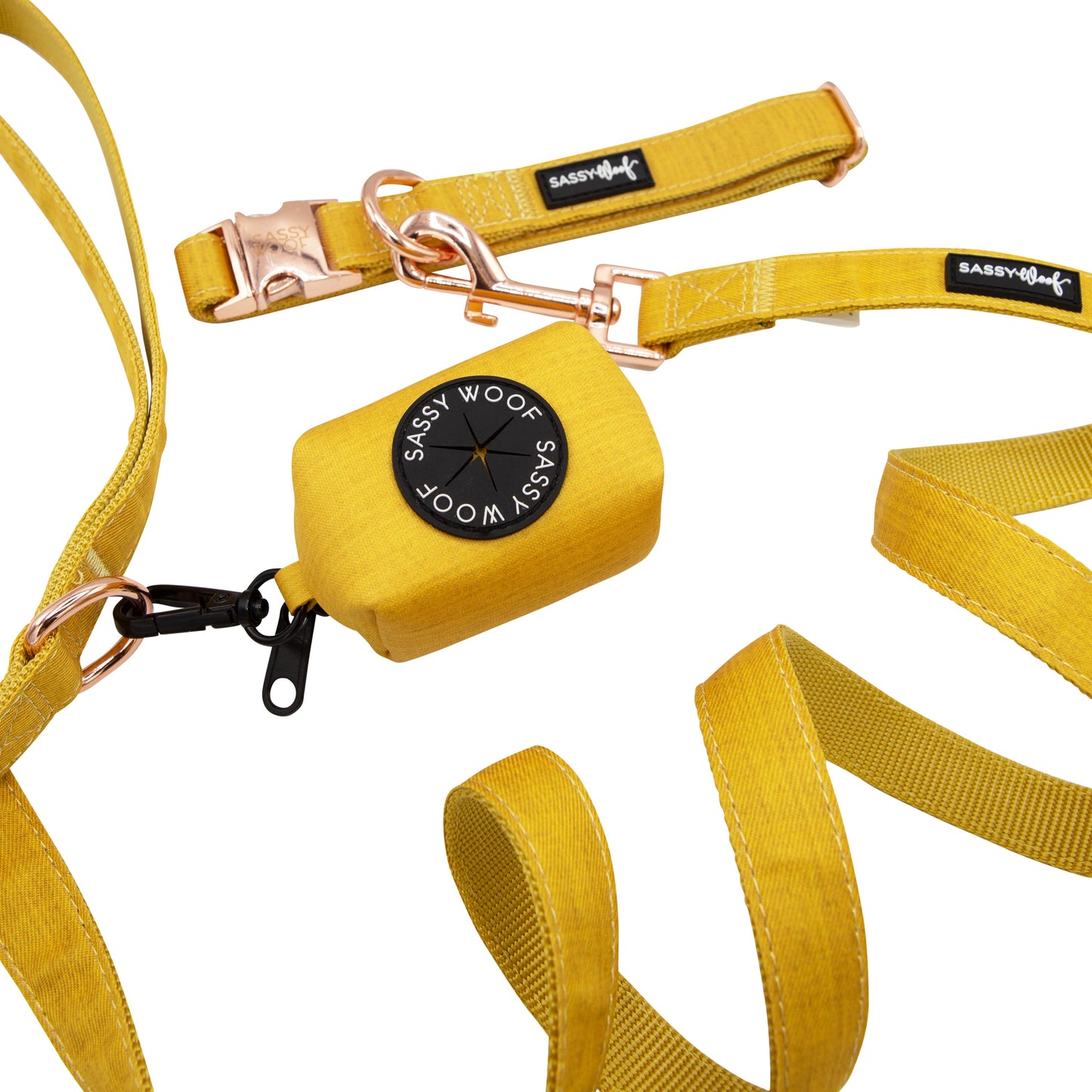 Dog Collar Three Piece Bundle - Sunflower Fields