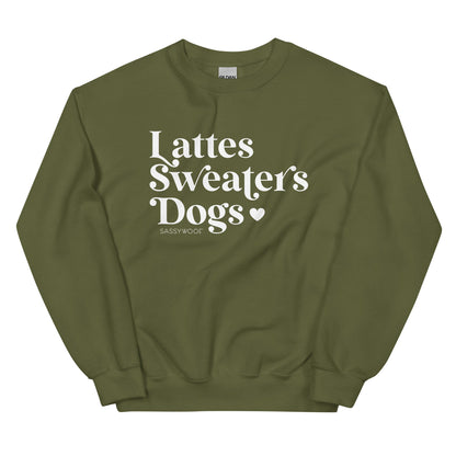 Sweatshirt - Lattes, Sweaters, Dogs