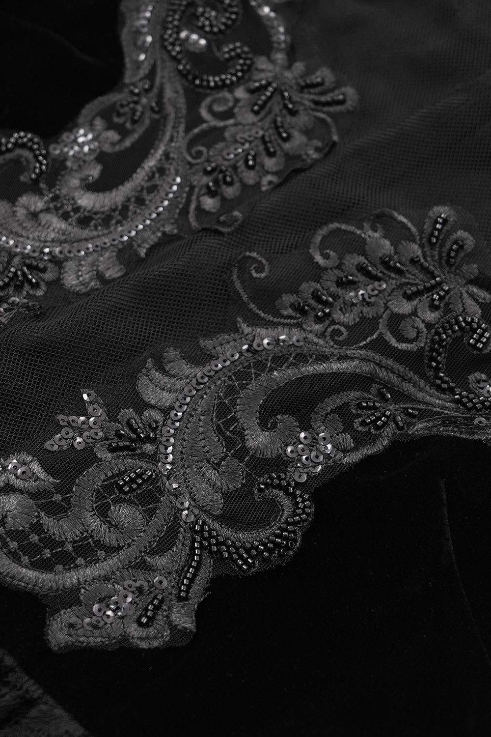Banshee Beaded Gothic Dress