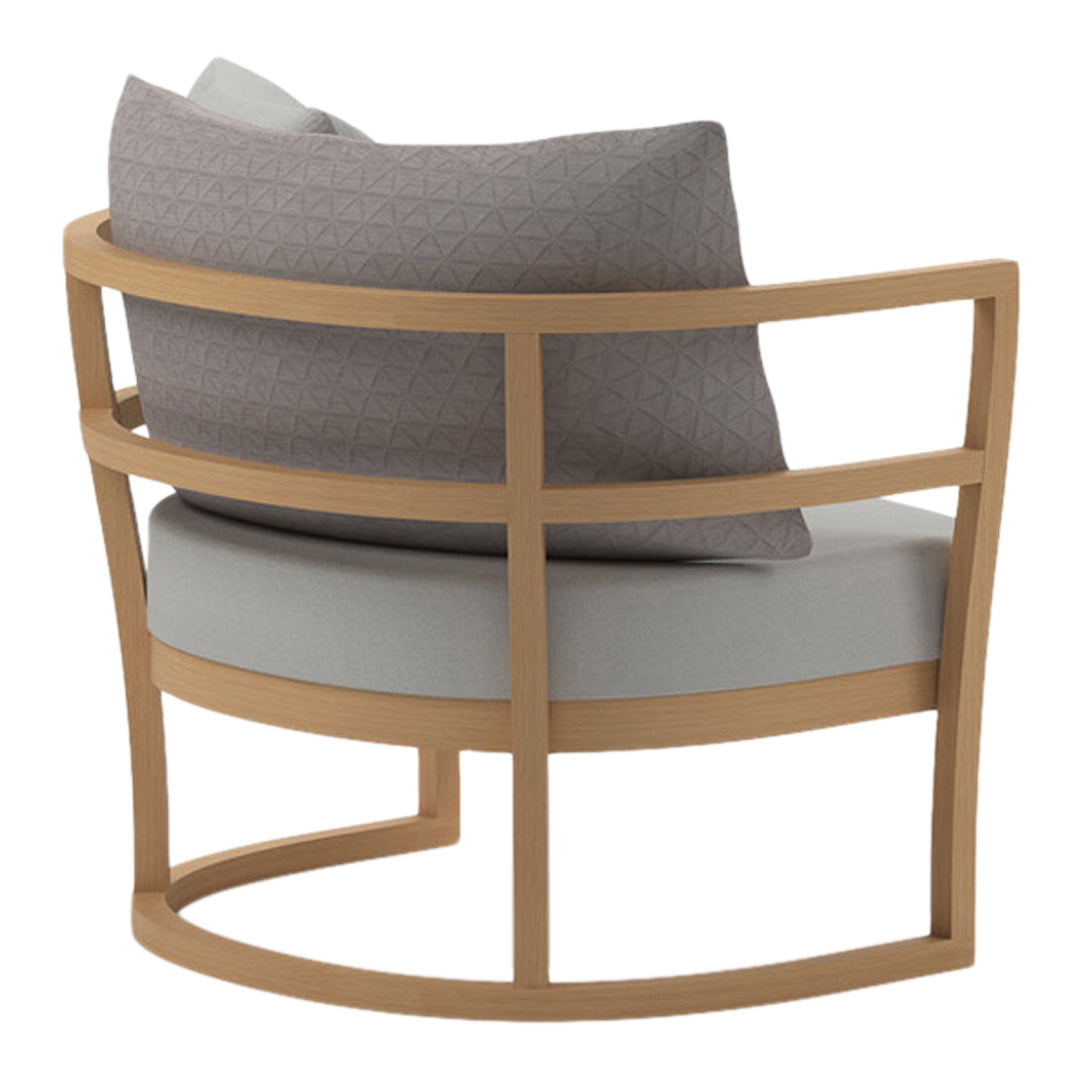 Beech Wagner Lounge Chair