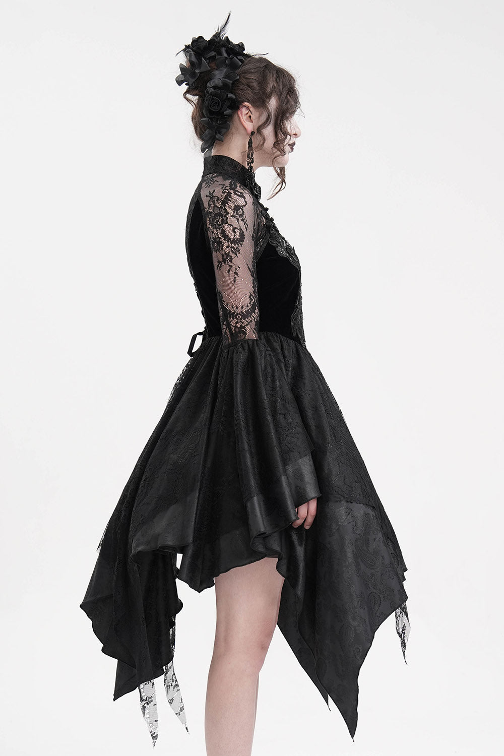 Banshee Beaded Gothic Dress
